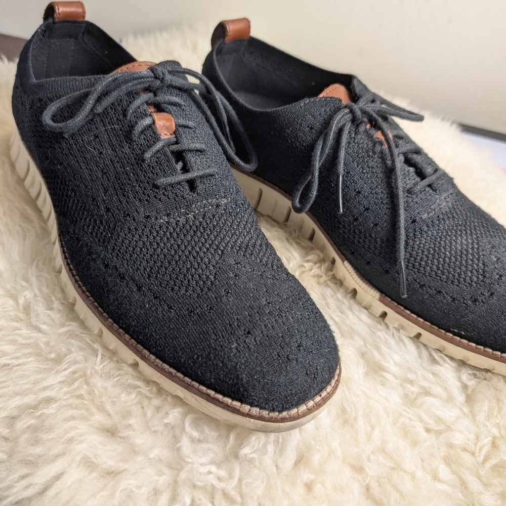 COLE HAAN *ZEROGRAND* BLACK SHOES SIZE 9